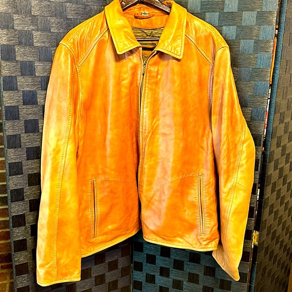 Vintage! Men’s XL Robert Comstock Vertical genuine leather. Great condition! - Picture 1 of 11